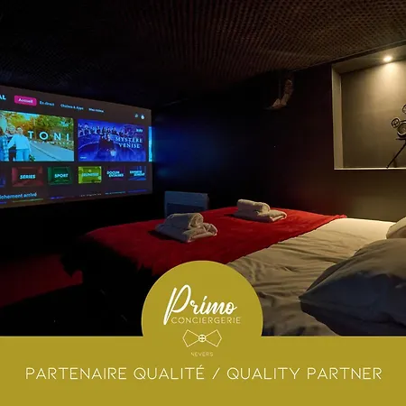 Studio Cine Atypique Climatise A Nevers By Primo Conciergerie Exterior foto