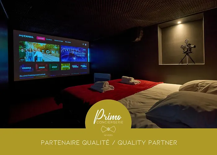 Studio Cine Atypique Climatise A Nevers By Primo Conciergerie